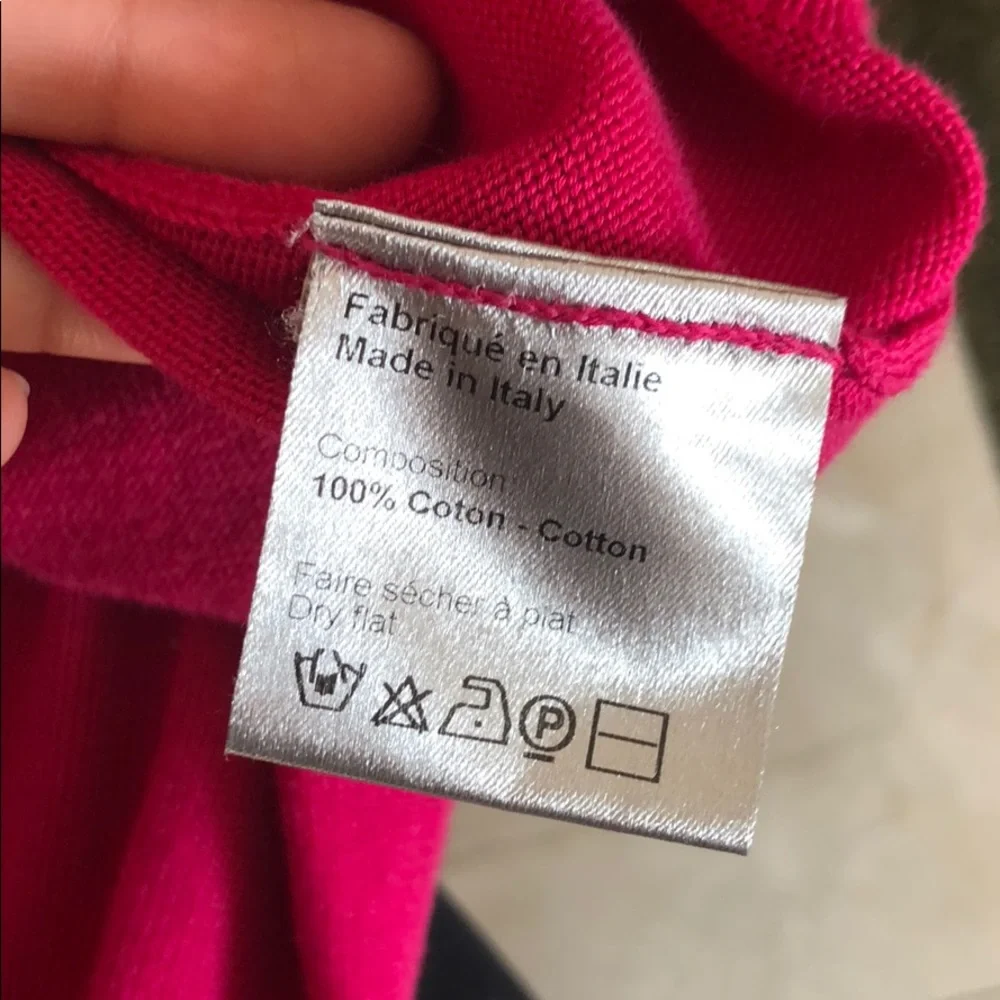 Christian Dior Cotton Vneck Sweater
